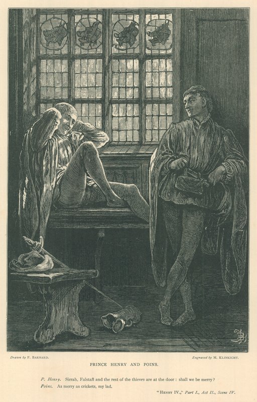 Ilustrace pro krále Jindřicha IV., část I od Frederick Barnard