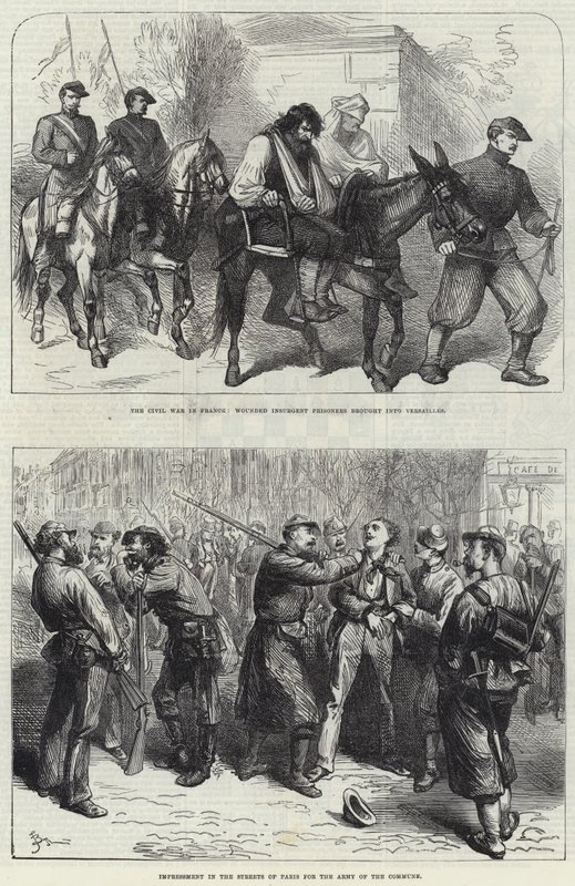 Pařížská komuna od Frederick Barnard