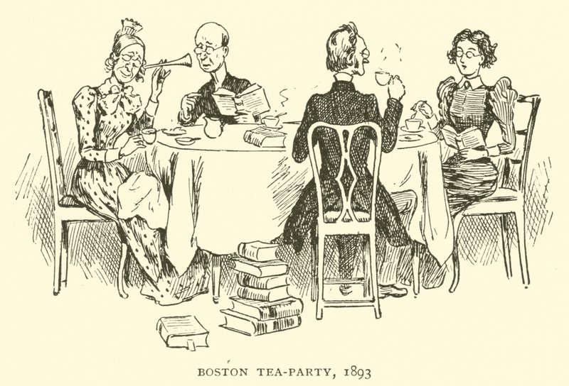 Bostonská čajová slavnost, 1893 od Frederick Burr Opper