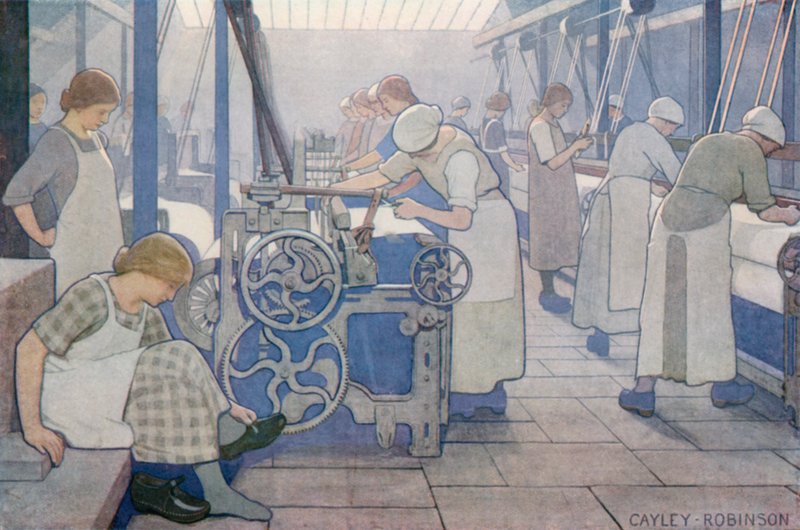 British Industries, Bavlna od Frederick Cayley Robinson
