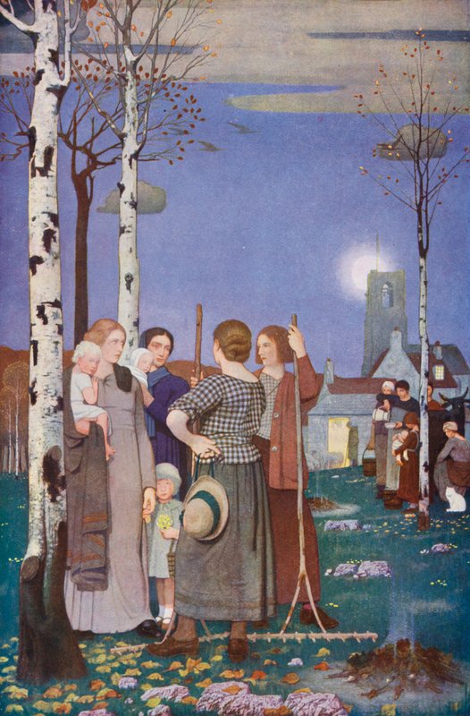 Ve dnech velkého stínu (barevná litografie) od Frederick Cayley Robinson