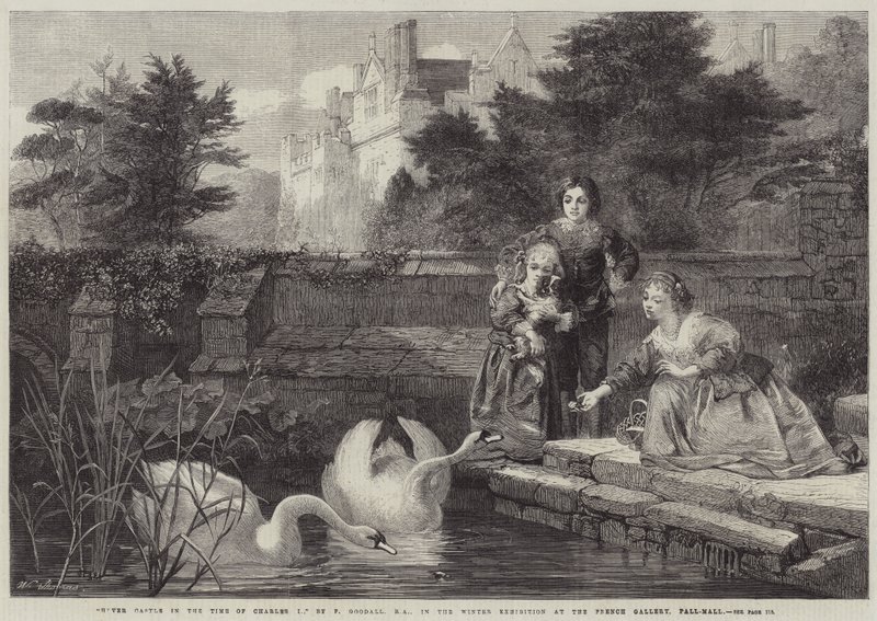 Hrad Hever v době Karla I od Frederick Goodall