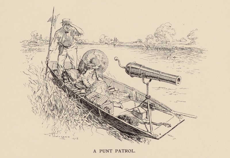 Puntová hlídka (litografie) od Frederick Henry Townsend