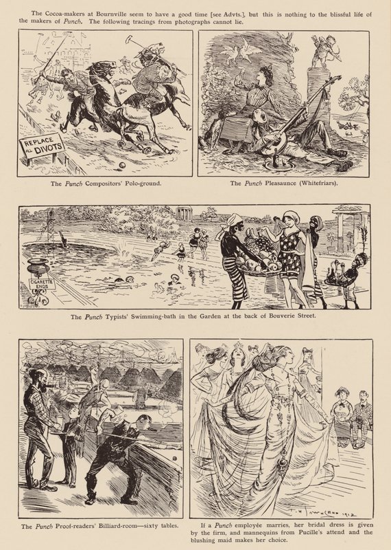 Kresby z časopisu "Punch" (litografie) od Frederick Henry Townsend