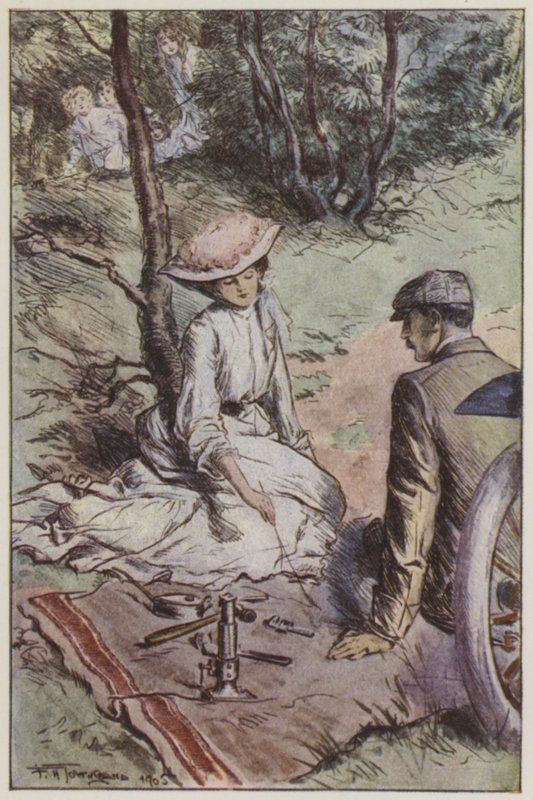 Ilustrace pro They od Rudyarda Kiplinga (barevné lito) od Frederick Henry Townsend