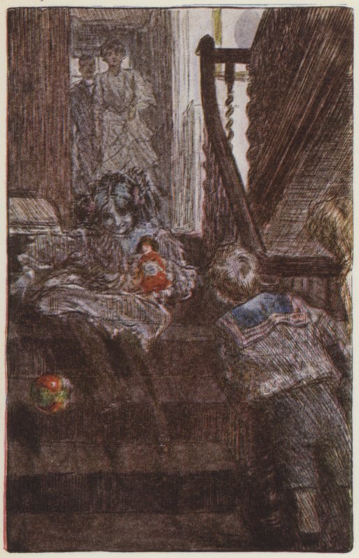 Ilustrace pro They od Rudyarda Kiplinga (barevné lito) od Frederick Henry Townsend