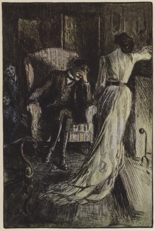 Ilustrace pro They od Rudyarda Kiplinga (barevné lito) od Frederick Henry Townsend