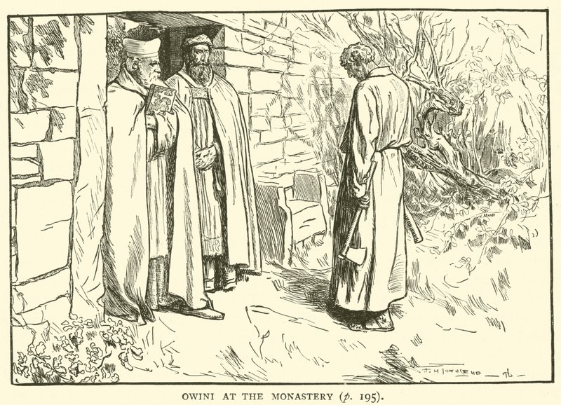 Owini v klášteře od Frederick Henry Townsend