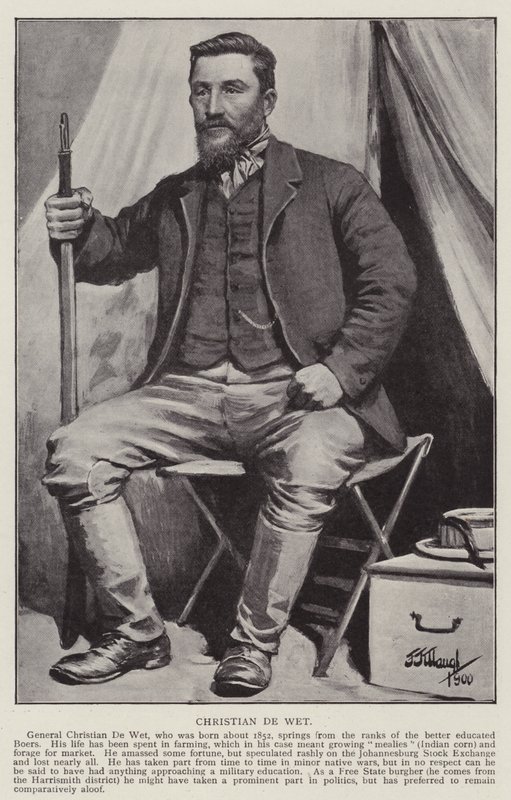 Christian De Wet (litho) od Frederick Judd Waugh