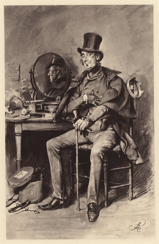 Kapitán Costigan (litografie) od Frederick L. Bernard