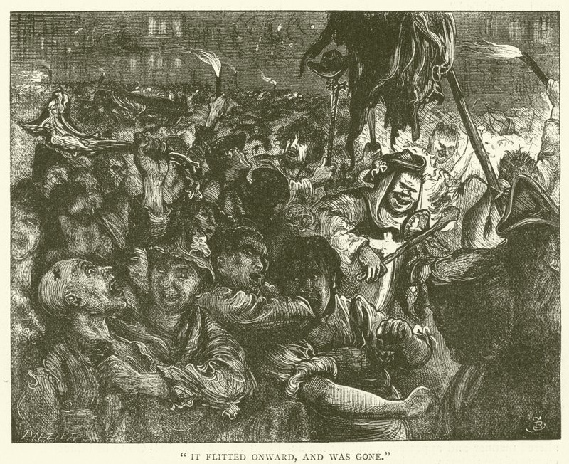 Ilustrace pro Barnaby Rudge od Frederick L. Bernard