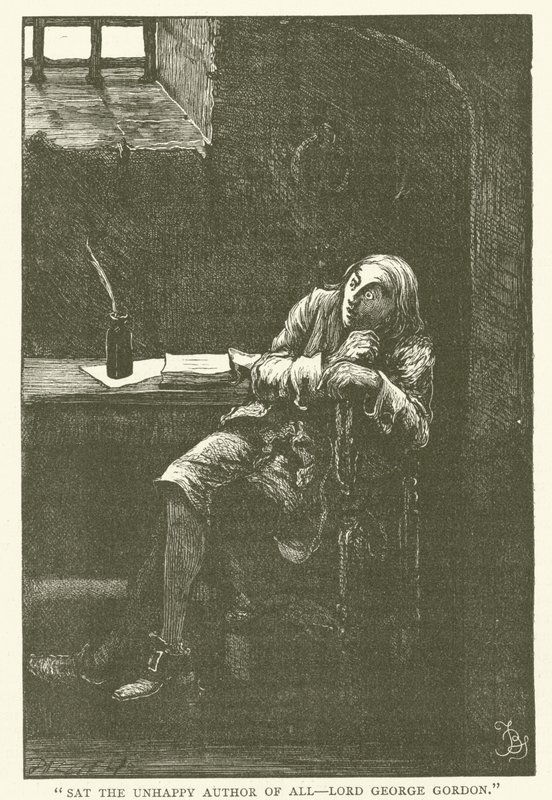 Ilustrace pro Barnaby Rudge od Frederick L. Bernard