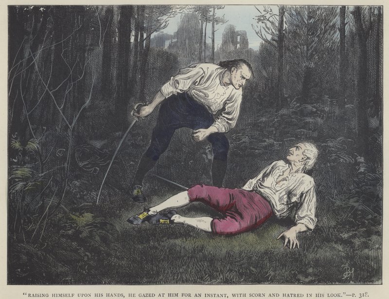Ilustrace pro Barnaby Rudge od Frederick L. Bernard