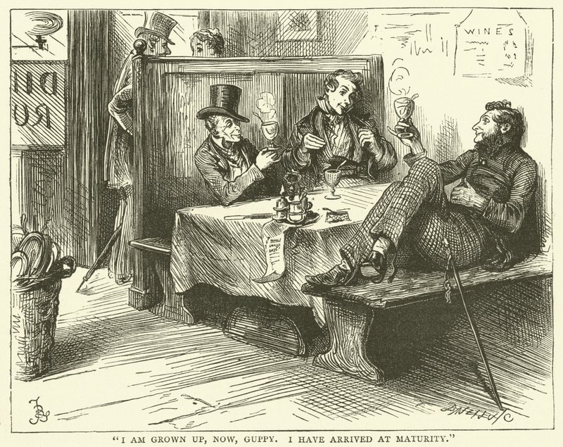 Ilustrace pro Bleak House od Frederick L. Bernard