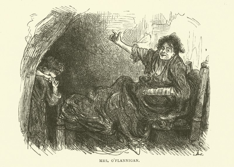 Paní OFlanniganová byla dohnána k pití poté, co její syn šel do vězení od Frederick L. Bernard