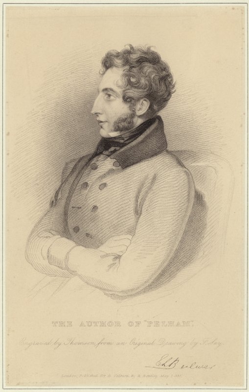 Portrét Edwarda Bulwer-Lyttona, barona Lyttona od Frederick Richard Say