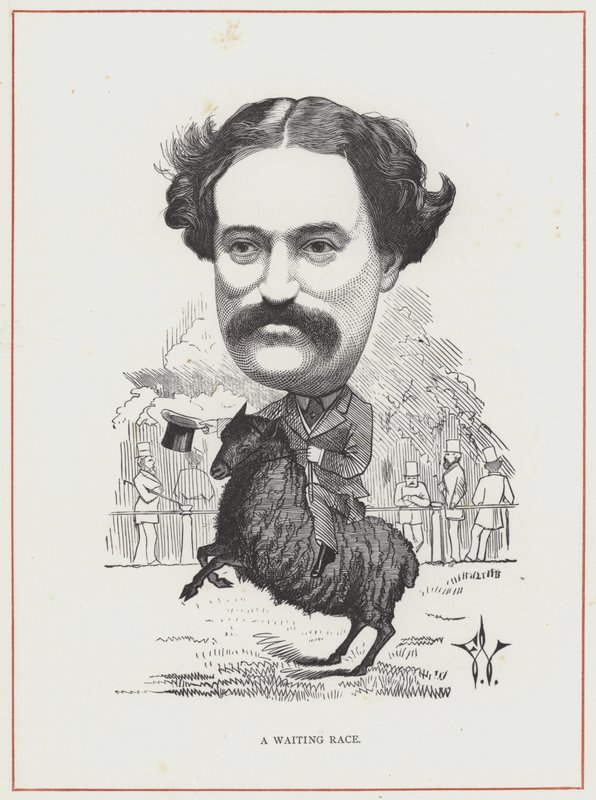 Edmund Yates od Frederick Waddy