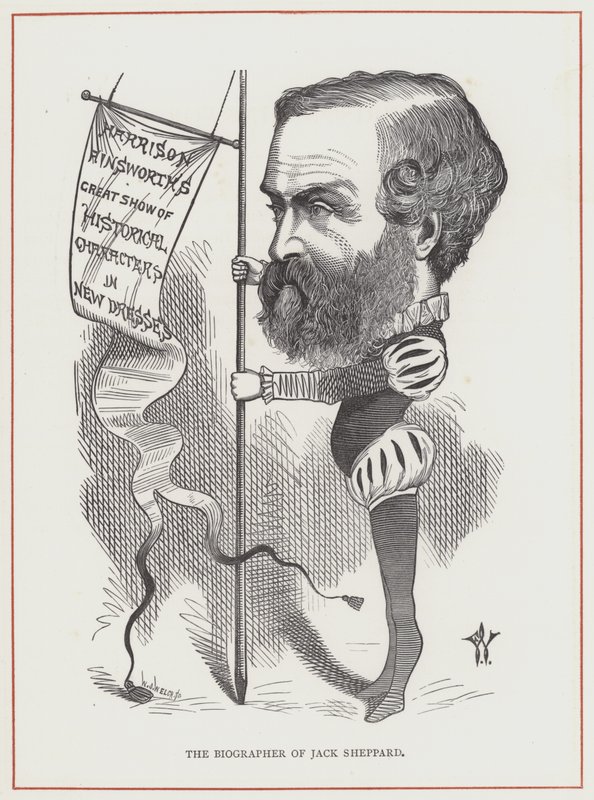 Harrison Ainsworth, životopisec Jacka Shepparda od Frederick Waddy