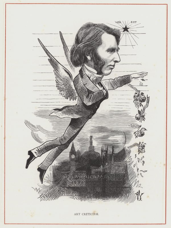 John Ruskin, umělecká kritika od Frederick Waddy
