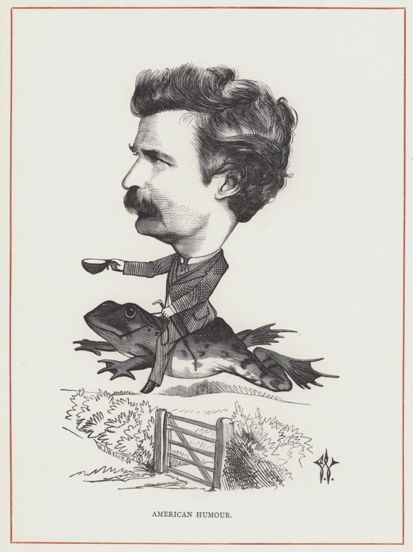 Mark Twain od Frederick Waddy