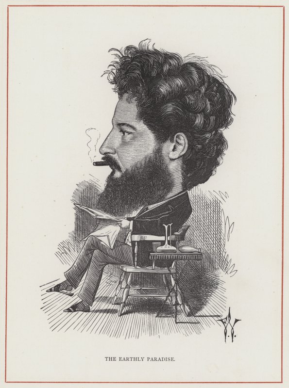William Morris, Pozemský ráj od Frederick Waddy