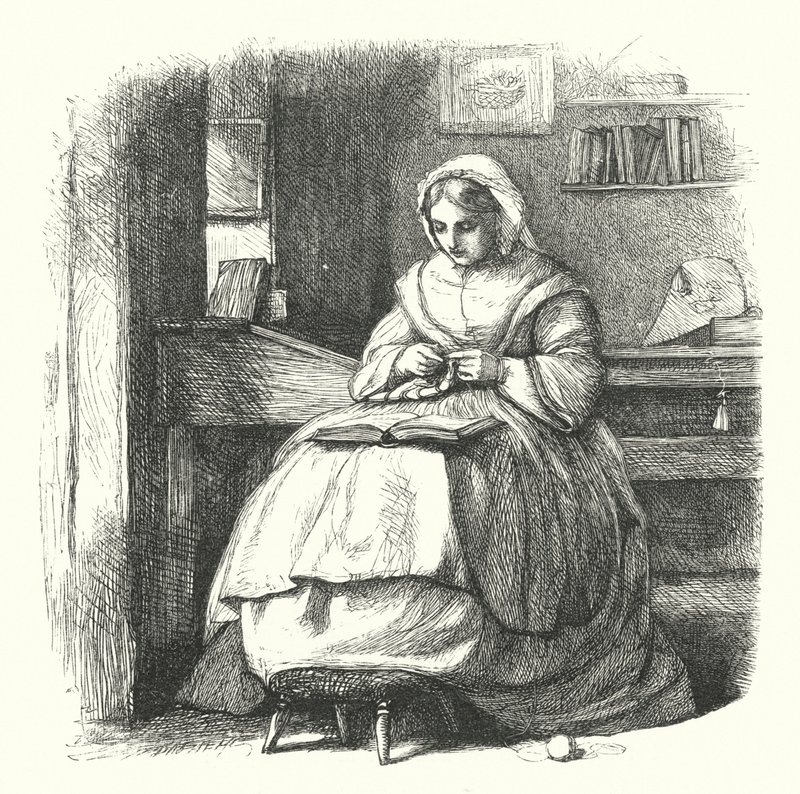 Kojící přítel od Frederick Walker