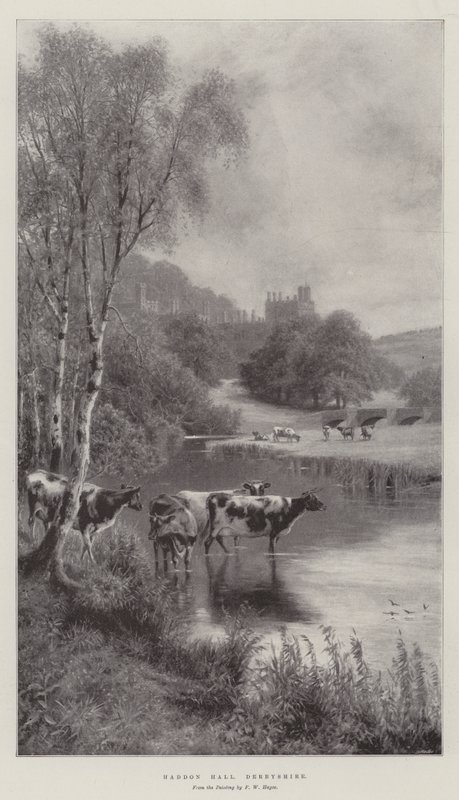 Haddon Hall, Derbyshire od Frederick William Hayes