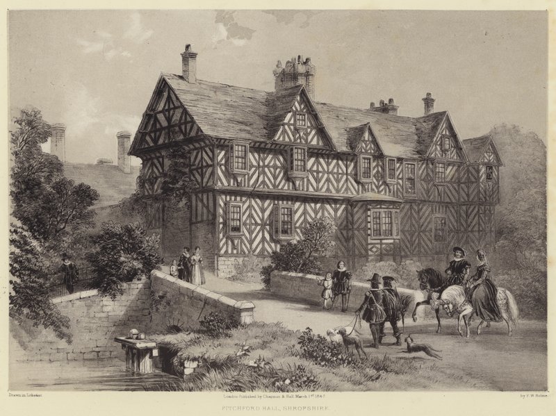 Pitchford Hall, Shropshire od Frederick William Hulme
