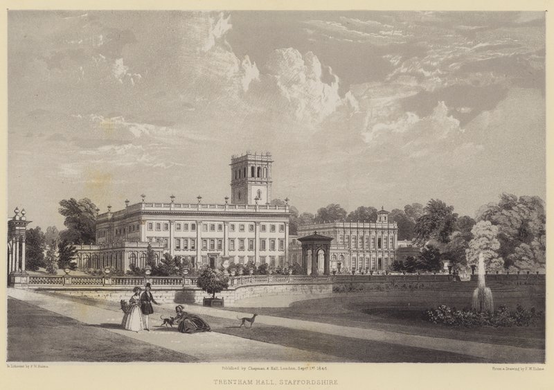 Trentham Hall, Staffordshire od Frederick William Hulme