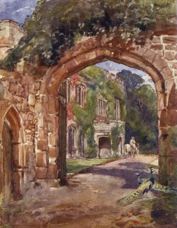 Hrad Astley od Frederick William Newton Whitehead