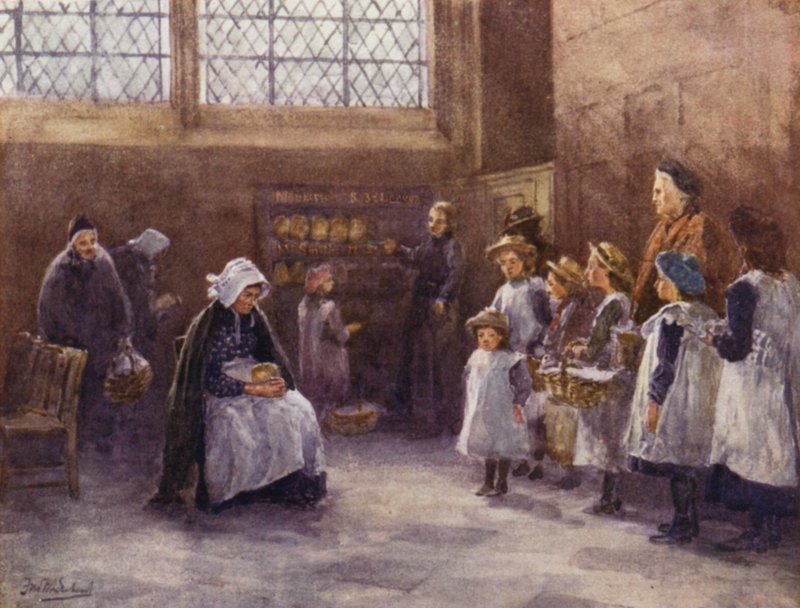 The Dole, St Marys Church, Warwick od Frederick William Newton Whitehead