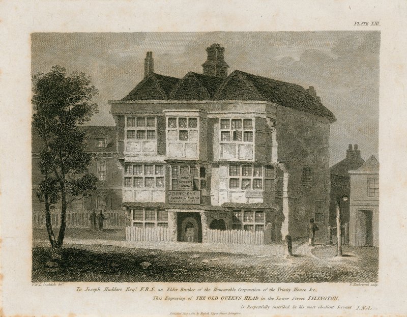 Hlava staré královny, Islington od Frederick Wilton Litchfield Stockdale