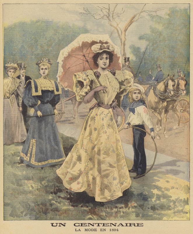 Stoleté výročí: móda v roce 1894 od French School