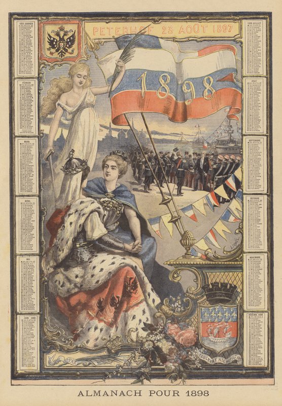 Almanach na rok 1898 od French School