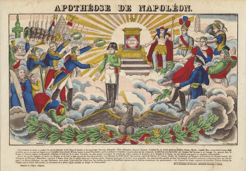 Apoteóza Napoleon od French School