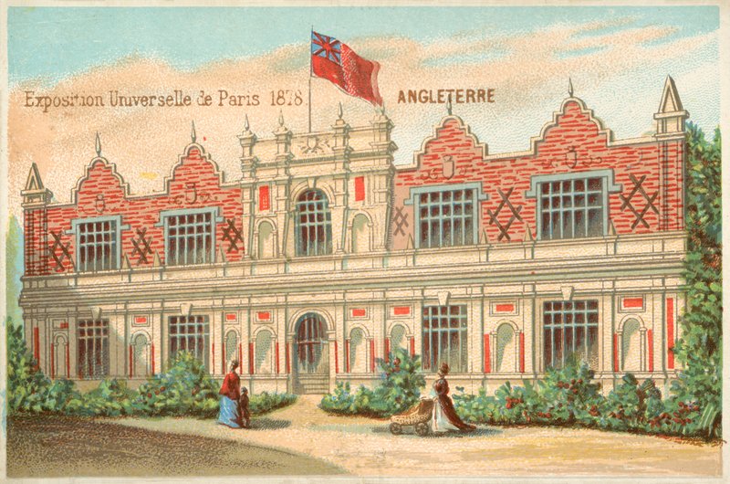 Britský pavilon, Světová výstava, 1878 od French School