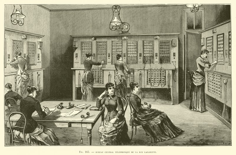 Bureau Central Telephonique De La Rue Lafayette od French School