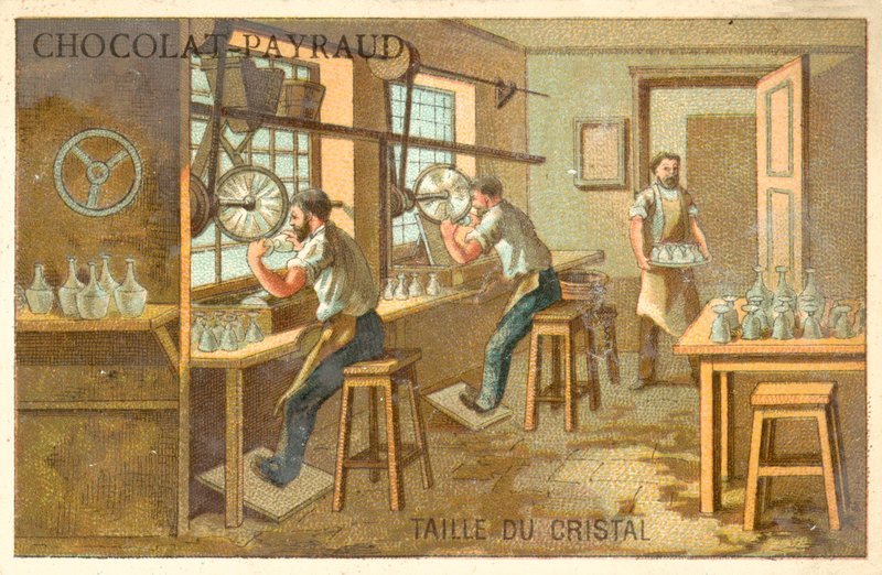 Broušení křišťálu od French School