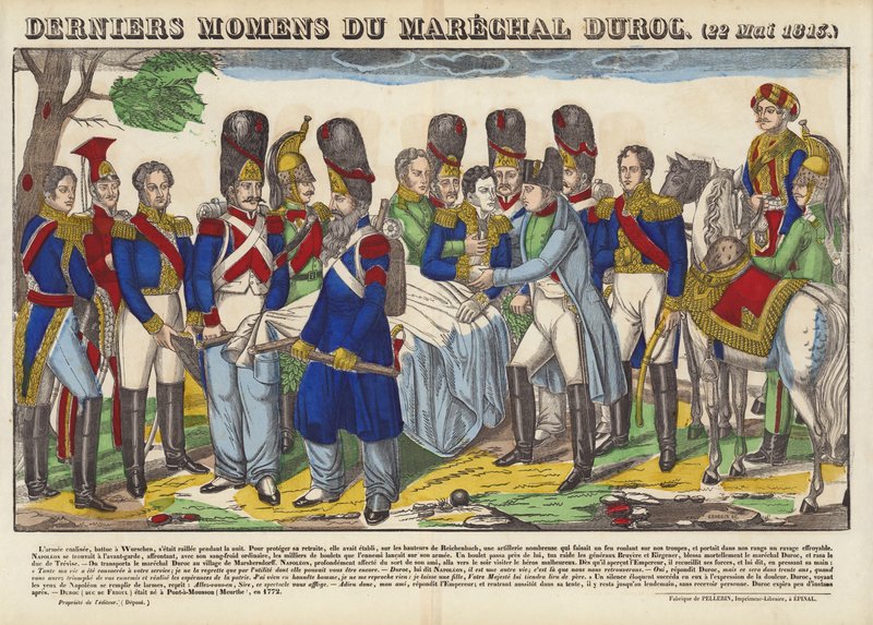 Dernier Moments Du Marechal Duroc, 22. května 1813 od French School