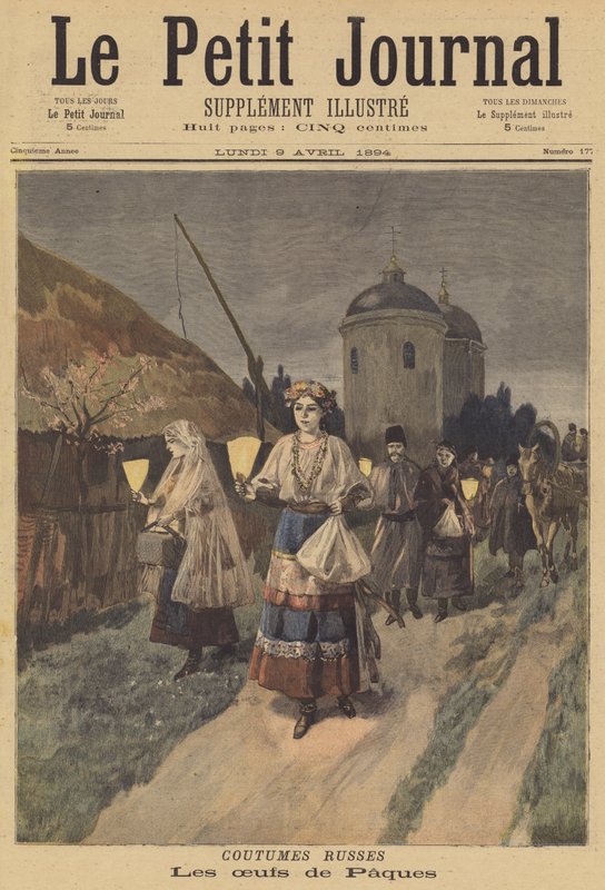 Velikonoční vajíčka v Rusku od French School