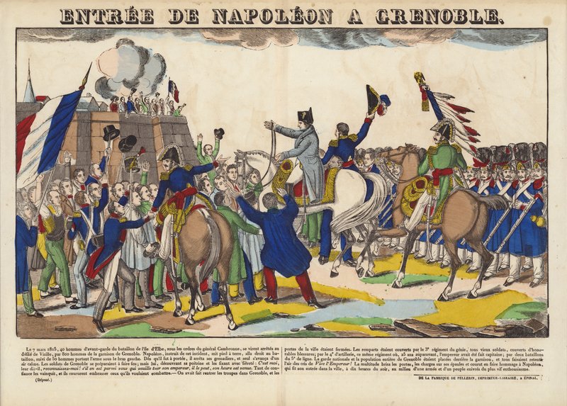 Vstup Napoleon A Grenoble od French School