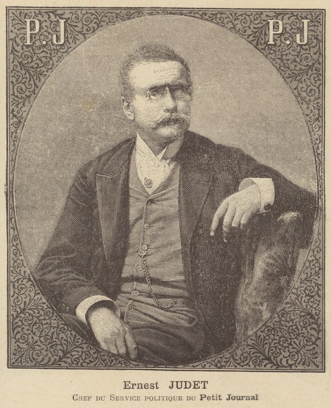 Ernest Judet, vedoucí politického oddělení v Petit Journal od French School