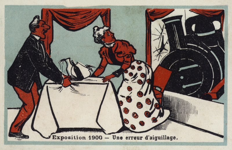 Expozice 1900 - chyba při přepínání (chromolit) od French School