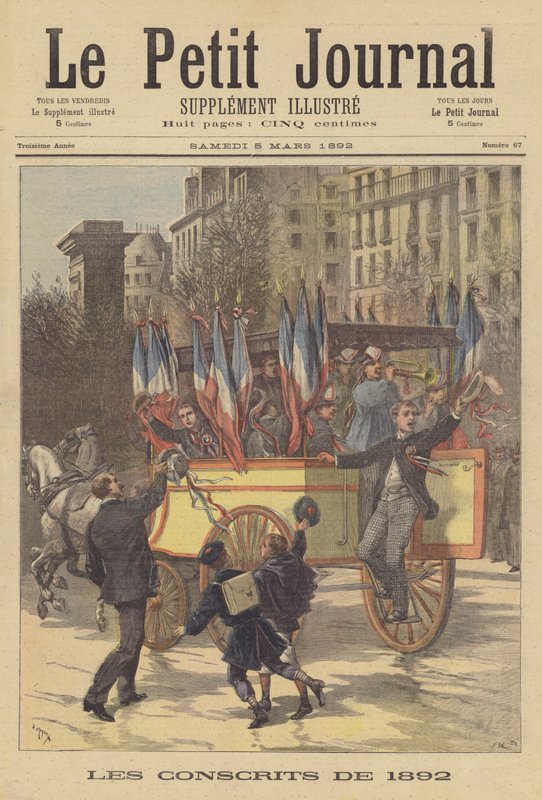 Branci francouzské armády z roku 1892 od French School