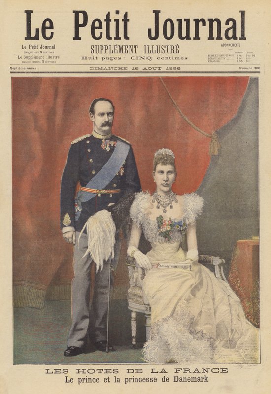 Hosté Francie: Princ a princezna Dánska od French School