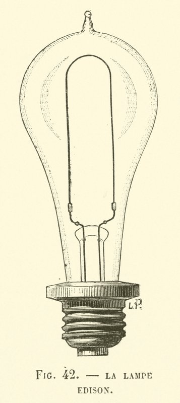 Edisonova lampa od French School