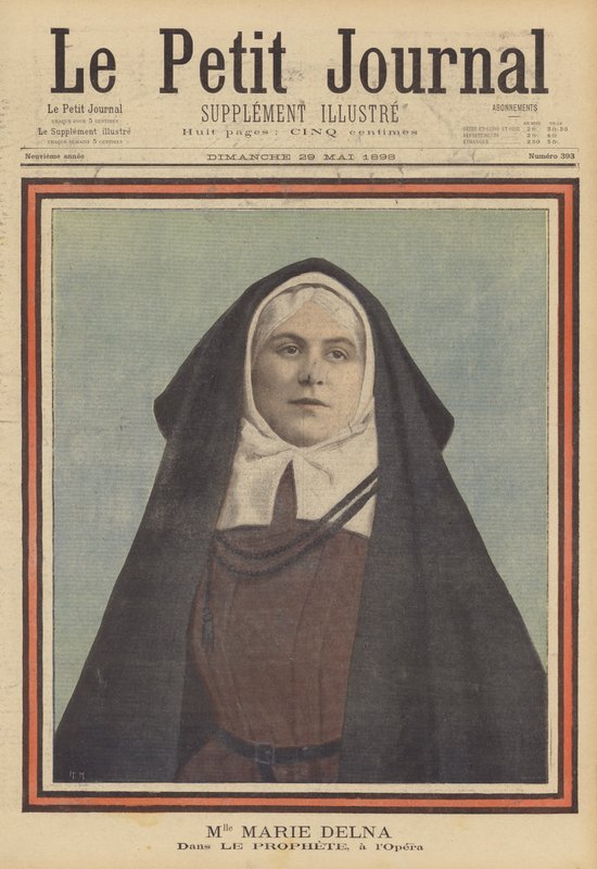 Marie Delna v opeře Le Prophete v Pařížské opeře od French School