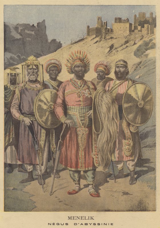 Menelik, Negus Habešský od French School