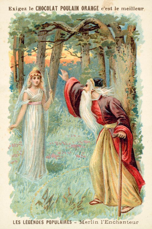 Kouzelník Merlin od French School