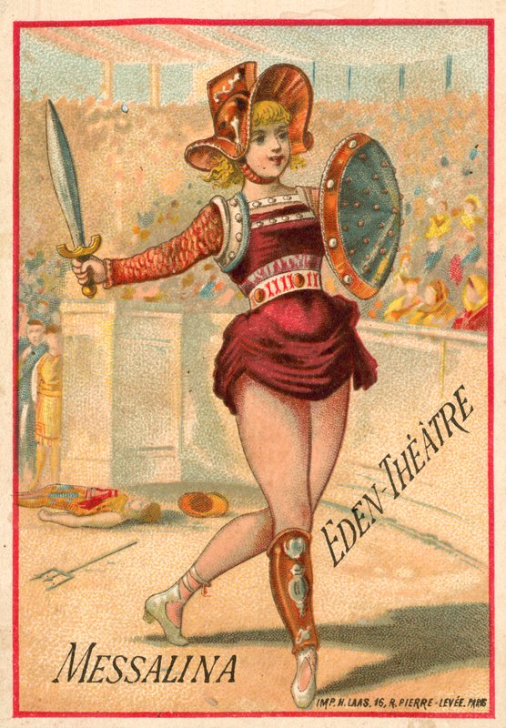 Messalina, balet v Eden-Theatre v Paříži od French School